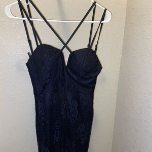 Material Girl , never worn Lace Black dress size XS